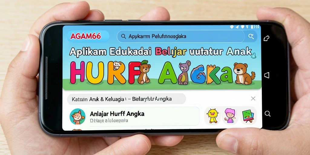 Tampilan antarmuka AGAM66 yang menarik dan interaktif.