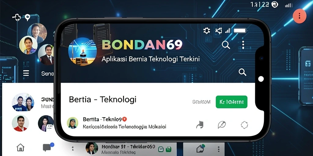 Tampilan antarmuka modern BONDAN69 untuk berita teknologi.