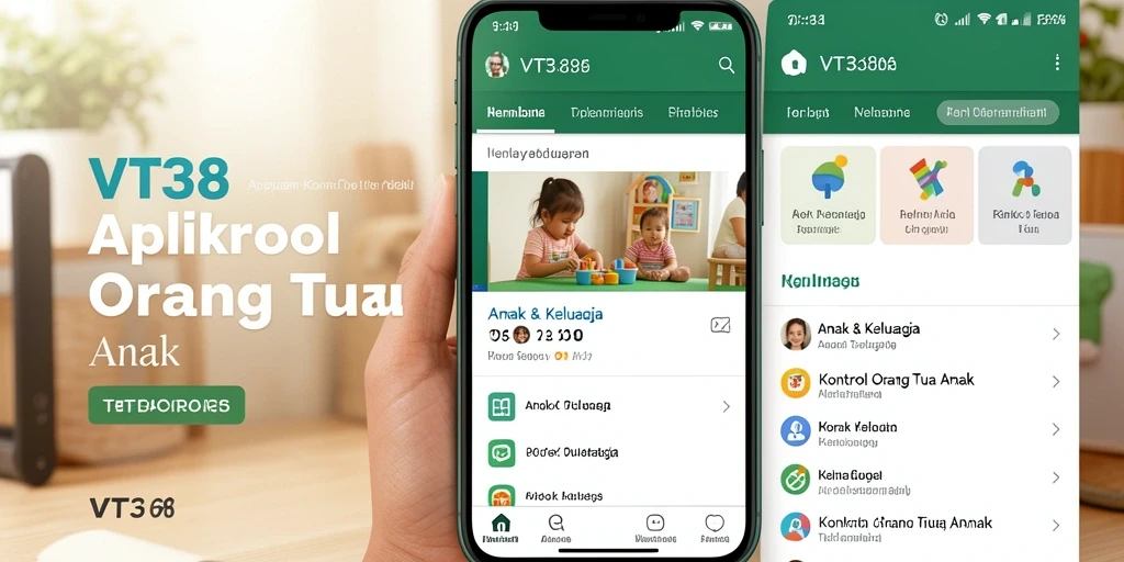 Antarmuka VT38 yang intuitif dan mudah digunakan.
