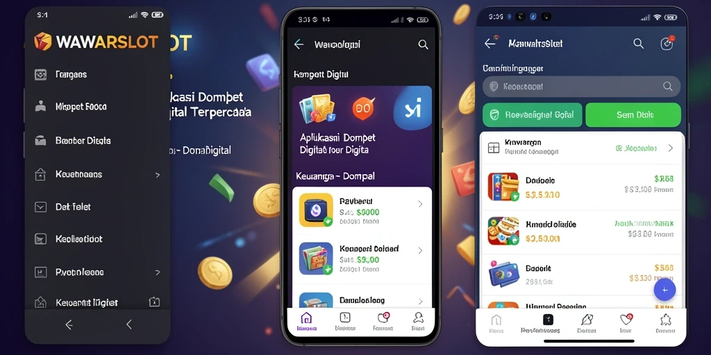 Antarmuka WAWARSLOT yang modern dan mudah digunakan.